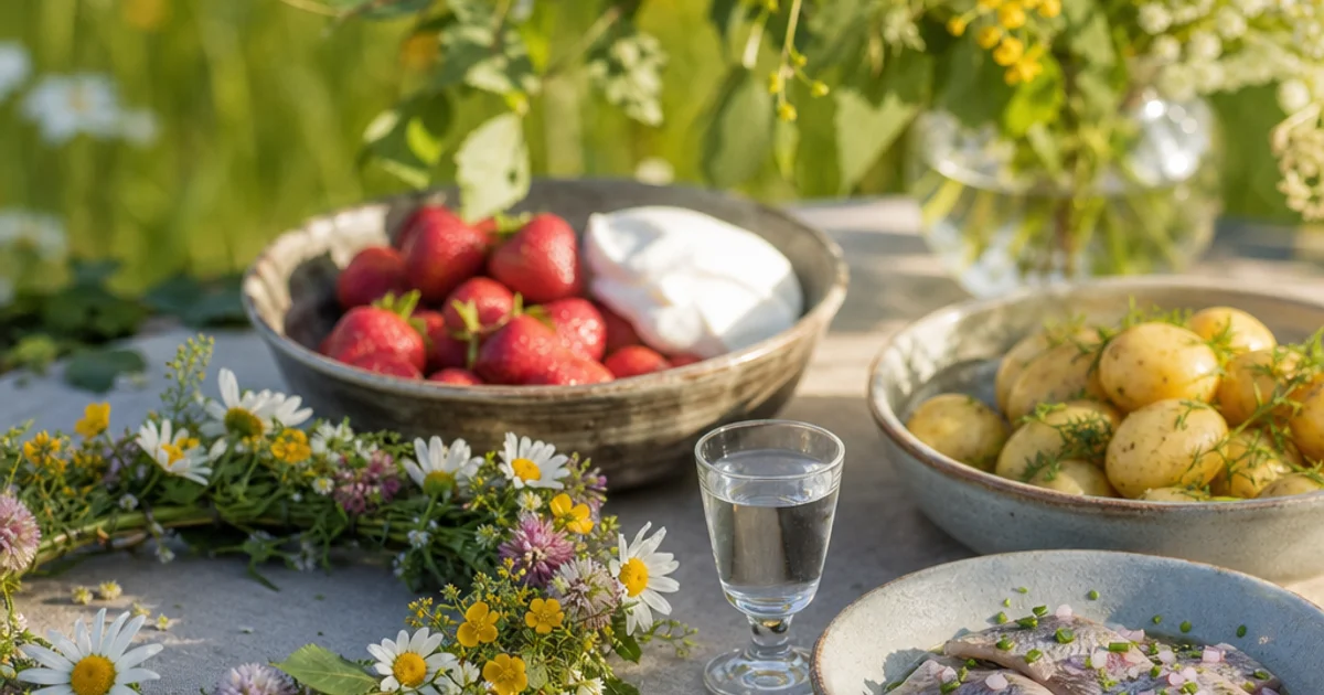 Swedish Midsummer: Flowers, Feasting, and the Longest Day of the Year