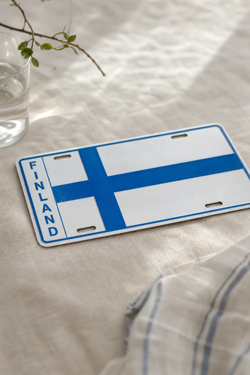 License Plates- Scandinavian