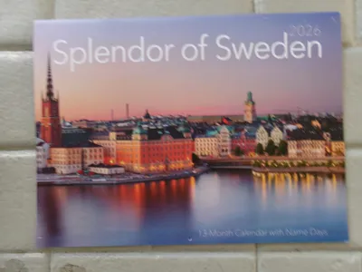 2026 Splendor of Sweden calendar