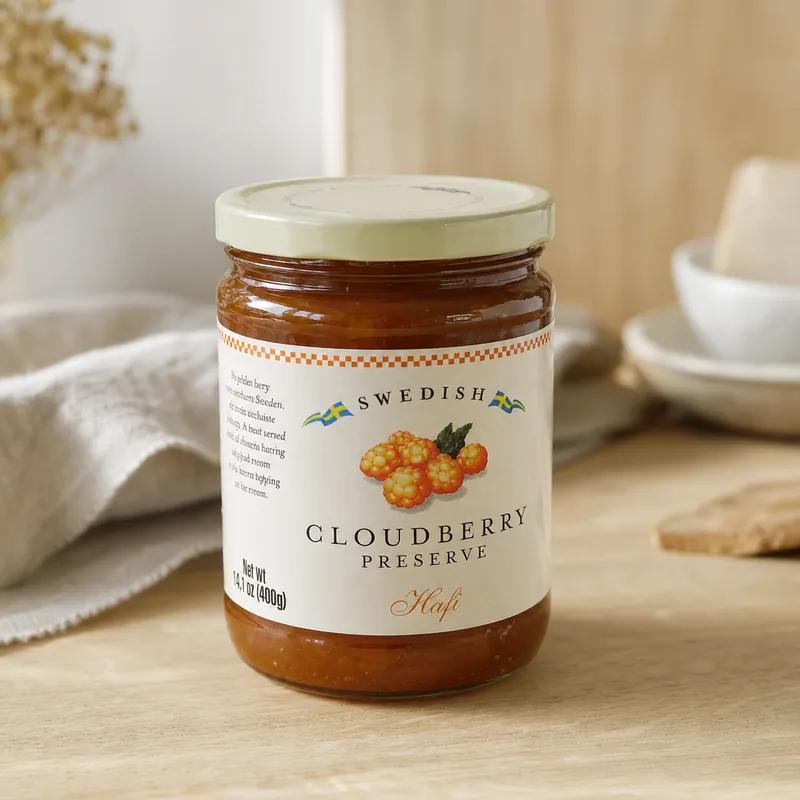 Hafi Cloudberry preserves  14.1 oz  Sweden