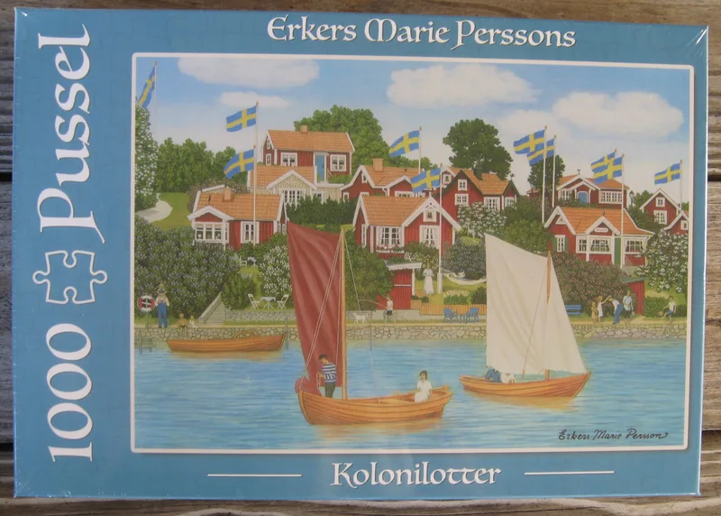 "Kolonilotter" puzzle 1000 pc Erkers Marie Persson
