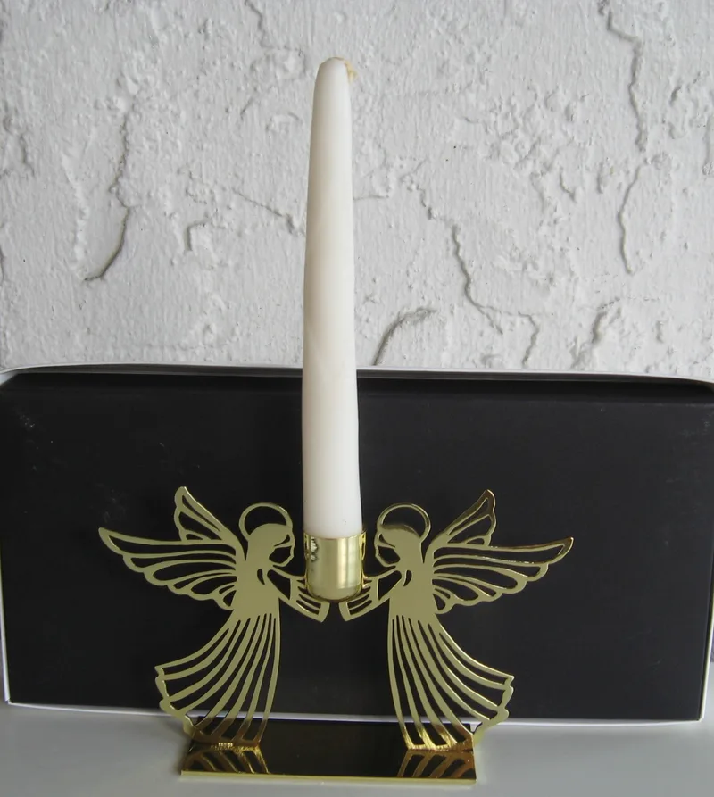 Flying angel candle holder 4" x 7"  Pluto of Sweden