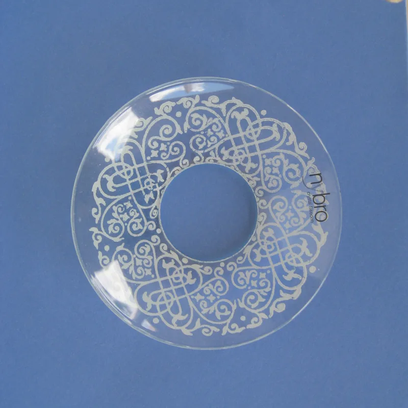 Bobeche:  Full Decor crystal 2.5"  Made in Sweden