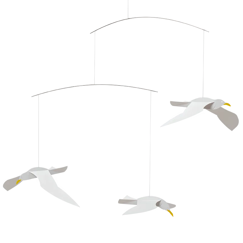 Seagulls mobile   Flensted of Denmark  16" x 16"