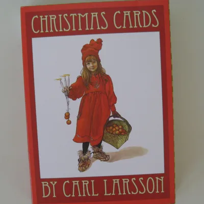 Carl Larsson Christmas cards 4 assorted design 8 cards total