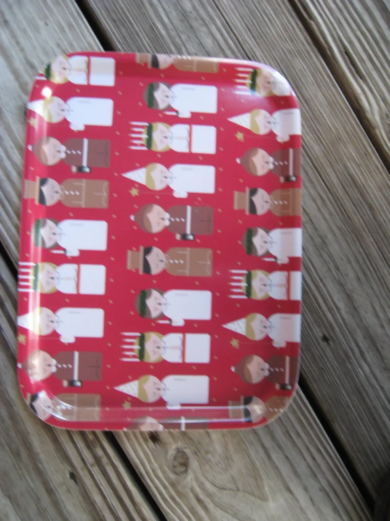 Lucia tray  10.5" x 8" laminated wood  Made in Sweden