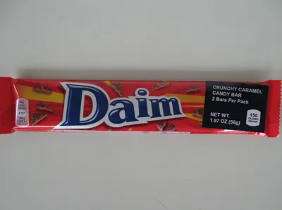 Daim bar 2 pieces 1.97 oz Sweden