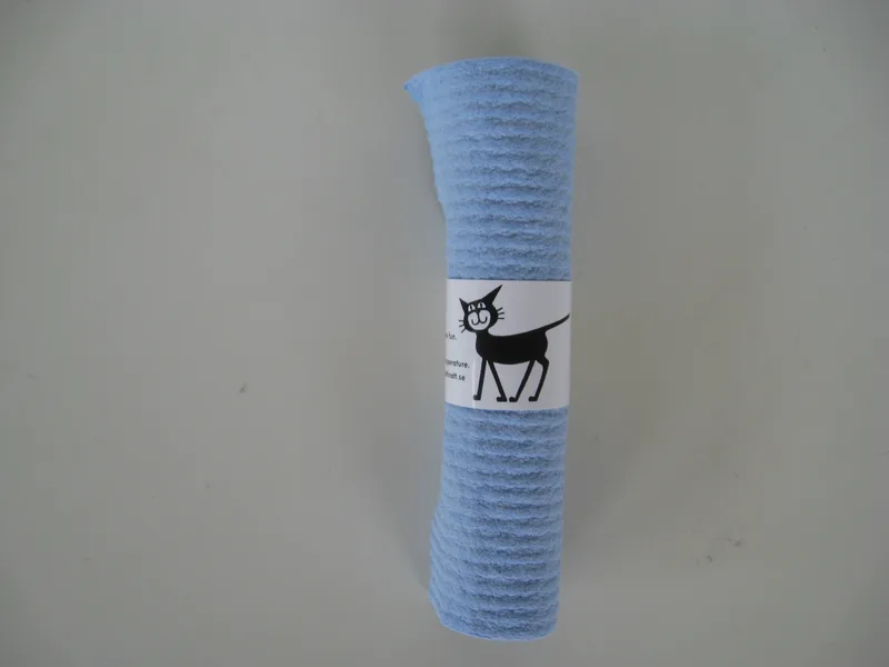 "Toppen"Karin's Cheerful Colors dish washing sponge/ dish cloth "pastel blue" Kattinatt of Sweden 6.5" x 6.25"