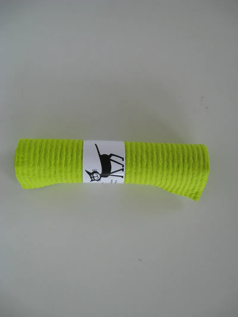 "Toppen" Karin's Cheerful Colors dish washing sponge/dish cloth "yellow green" Kattinatt of Sweden 6.5" x 6.25"