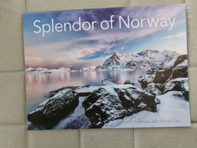 2026 Splendor of Norway calendar