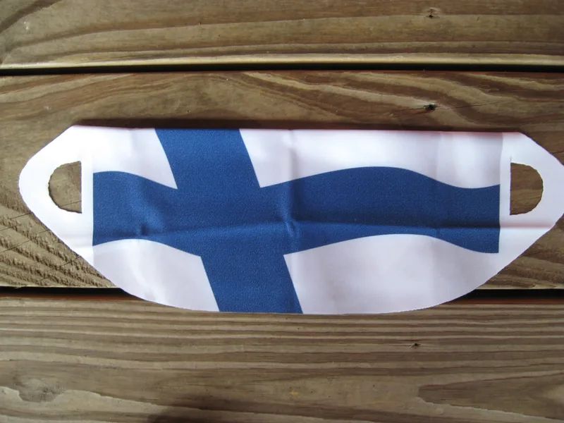 Finnish face mask  two layer micro polyester