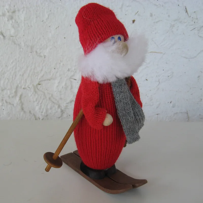 Felix the skier 6" Made in Sweden  red