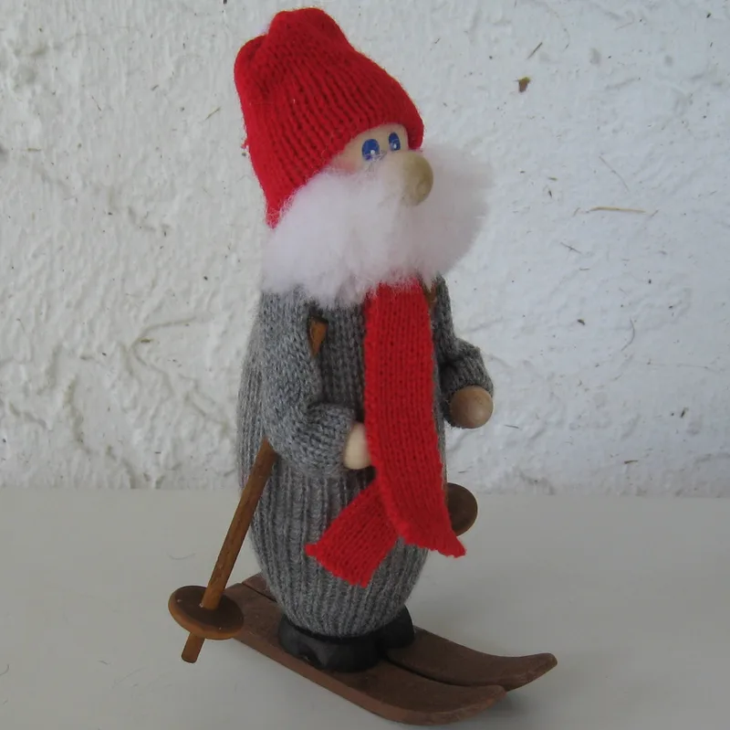 Felix the skier 6" grey Made in Sweden