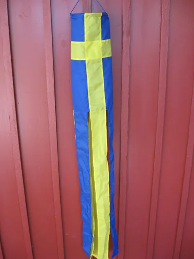 Swedish blue/yellow windsock, 60" long (one left in stock, more by late October)