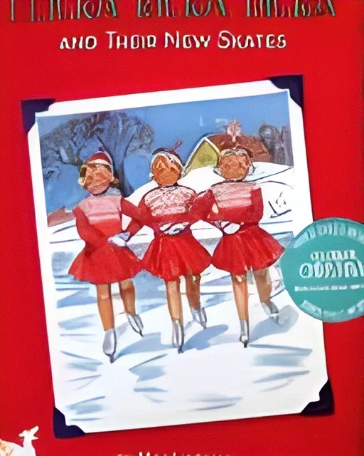 Flicka, Ricka, Dicka and their new skates by Maj Lindman hardcover