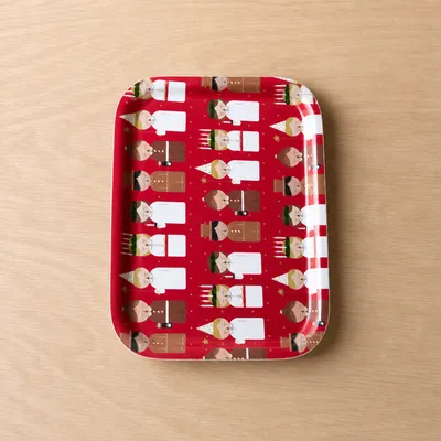 Lucia tray 10.5" x 8" laminated wood Made in Sweden