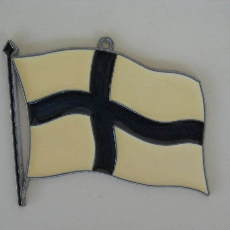 Suncatcher Finnish flag  3 left