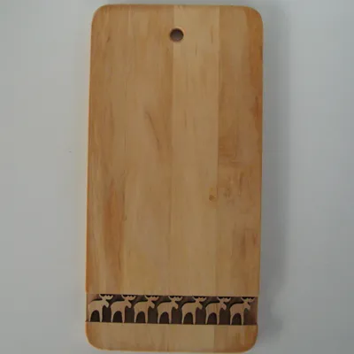 Moose carving board, 12" x 6", alder wood, Made in Sweden