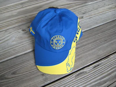 Swedish cap with flag and map (adjustable)