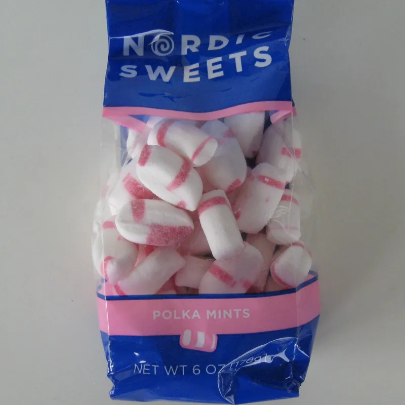 Swedish polka mint candy 5 oz bag