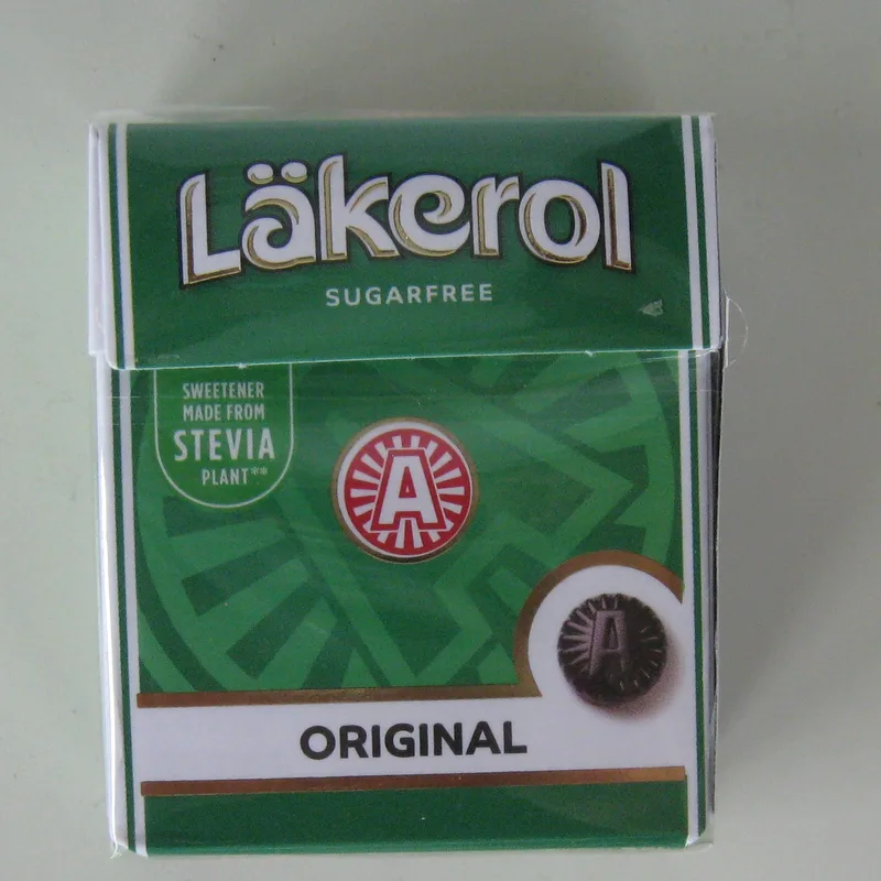 Läkerol Original Herb Menthol  .88 oz  (25 grams)