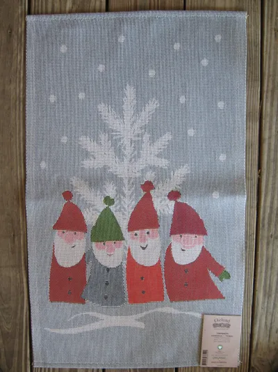 "tomte meeting" 100% organic cotton towel by Ekelund of Sweden 24" x 16"