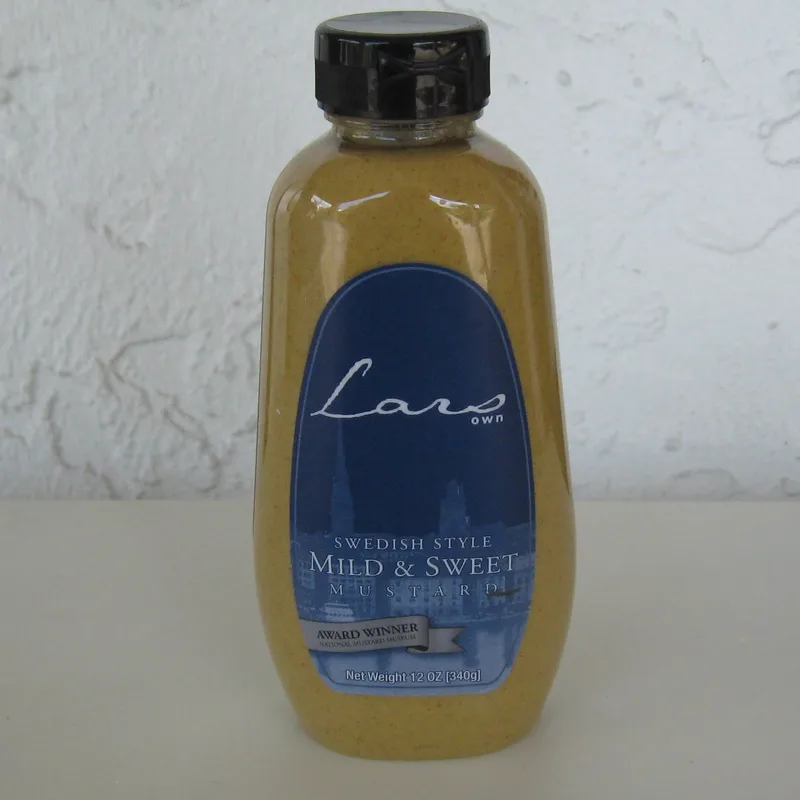 Lars Own Swedish style mustard  mild  12 oz