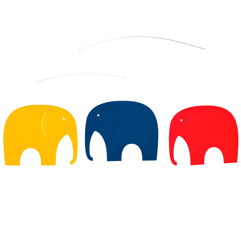 Elephant Party mobile  Flensted of Denmark   14" x 25"