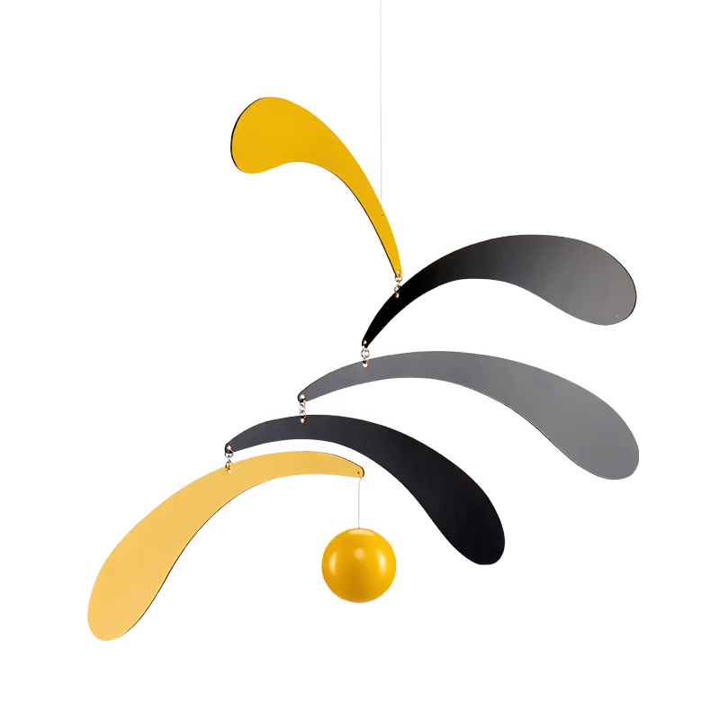 Flowing Rhythm, yellow  Flensted of Denmark   18" x 12"