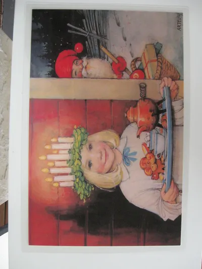 Placemat with Lucia design by Artelius 18" x 12" plastic laminated 8 LEFT