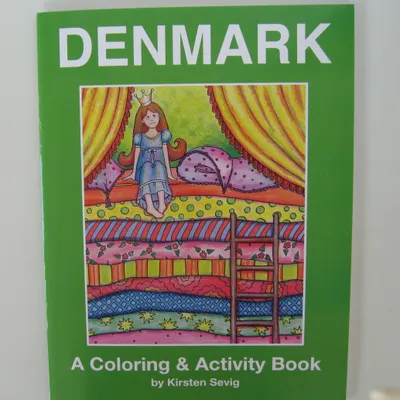 Denmark coloring book