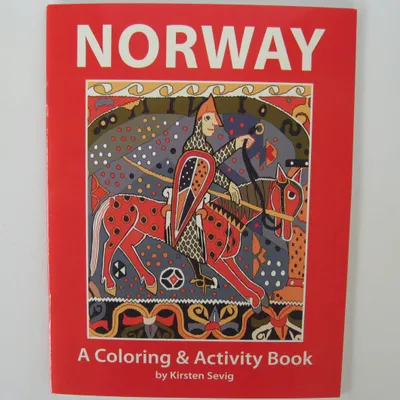 Norway coloring book