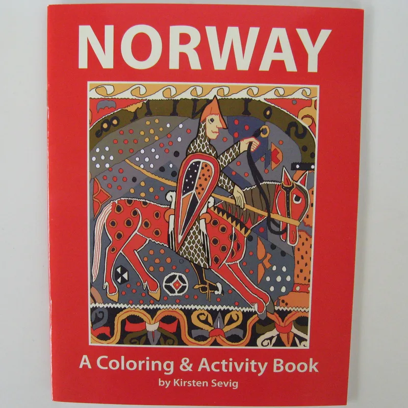 Norway coloring book