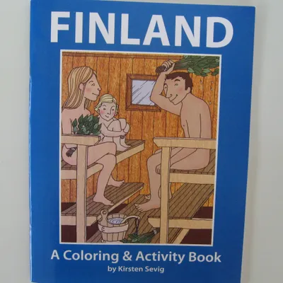 Finland coloring book
