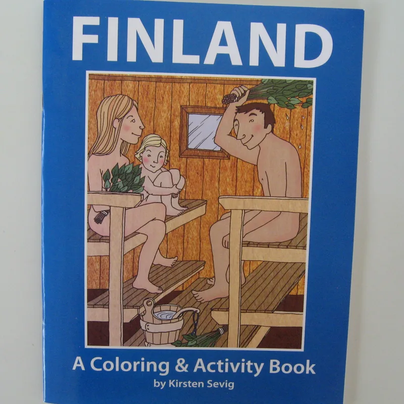 Finland coloring book