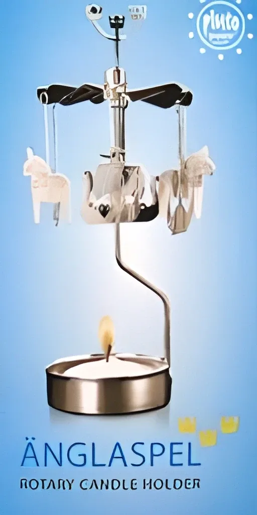 Angel chimes type candlholder: Swedish Symbols
