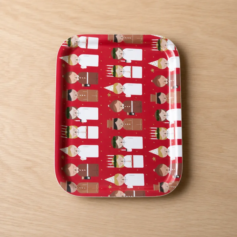Lucia tray  10.5" x 8" laminated wood  Made in Sweden