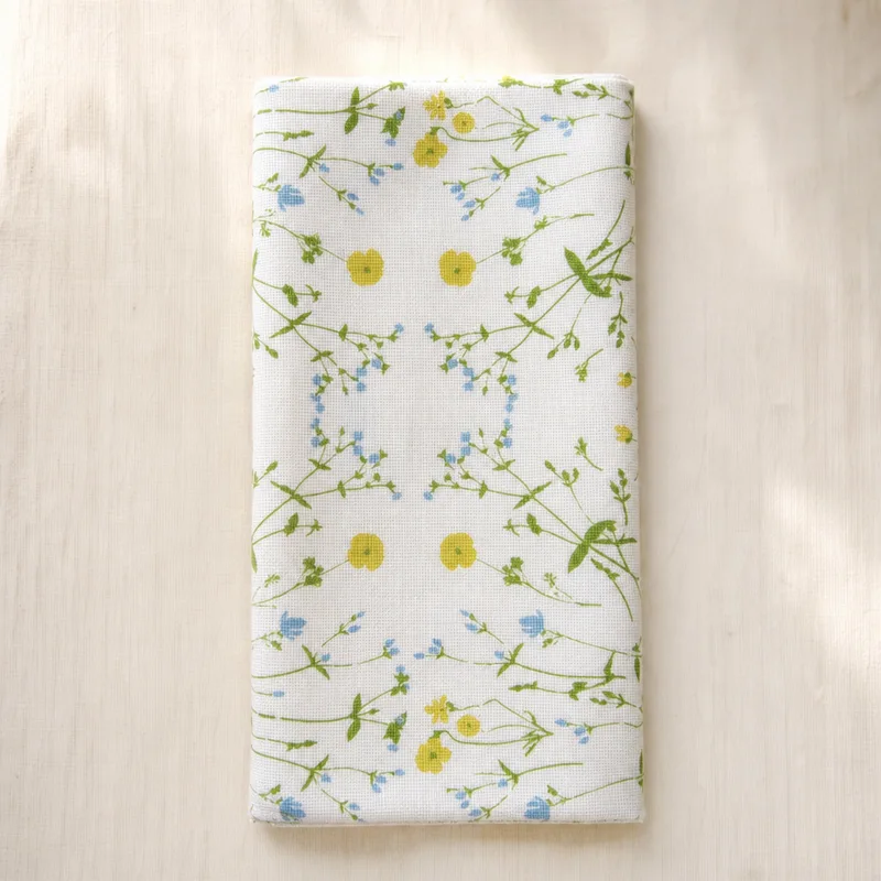 "Meadow" tea towel (18" x 27") Made in Sweden